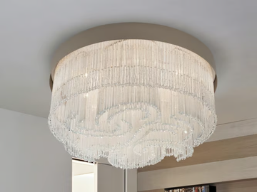 VENEZIA 4800 - Ceiling lamp with crystals by Patrizia Volpato - view 2